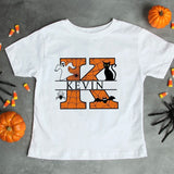 Personalized Letter Spooky Shirt