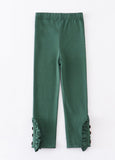 Button Ruffle Leggings