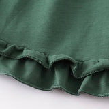 Remi Ruffle Twirl Dress - green