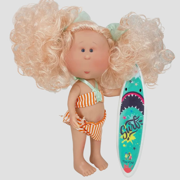 Mia Summer Doll - blond curly hair