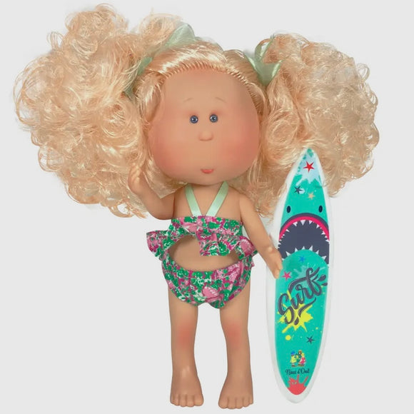 Mia Summer Doll - blond curly hair