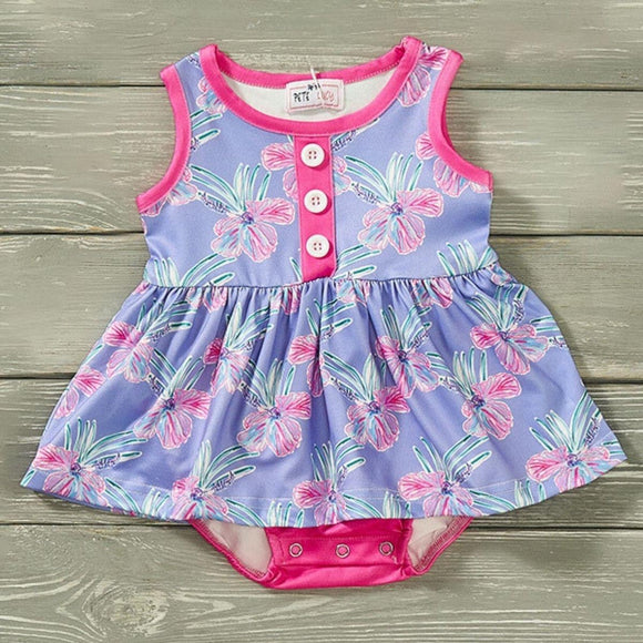 Pete + Lucy Pretty in Paradise Infant Romper