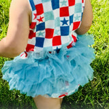 Checks and Stars Tutu Set