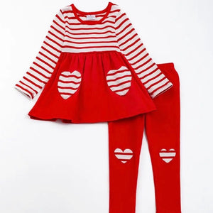 Red Striped Set