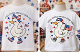 Stars, Stripes and Silly Goose Vines Tee