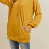 Women's Dijon oversize top