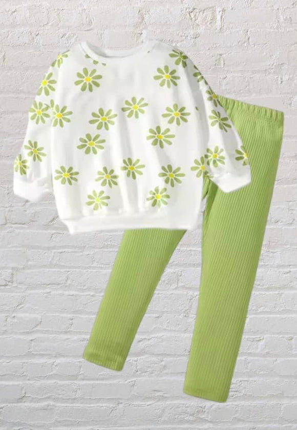 Green Daisy Set