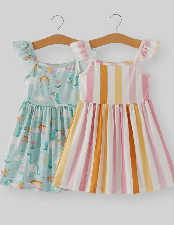 Unicorn and Stripes Dress Collection