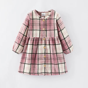 Mauve Flannel Dress