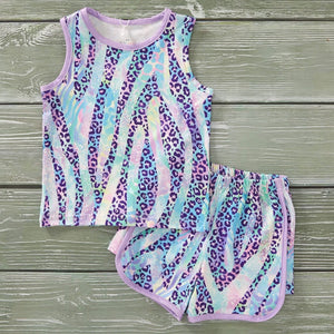 Safari Shimmer Shorts Set