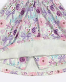 Charlene Pink & Purple Athletic Skort Dress
