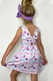 Charlene Pink & Purple Athletic Skort Dress