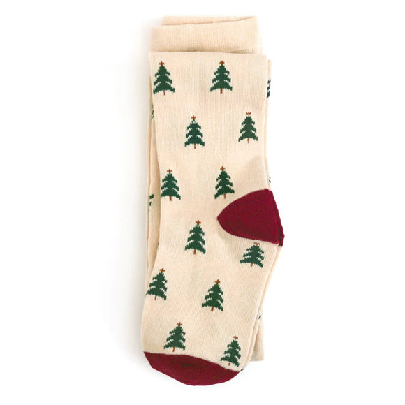 Holiday Trees Knit Tights