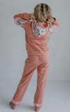 Ella Floral Ruffle Jogger Set