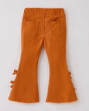 Pumpkin Bow Denim