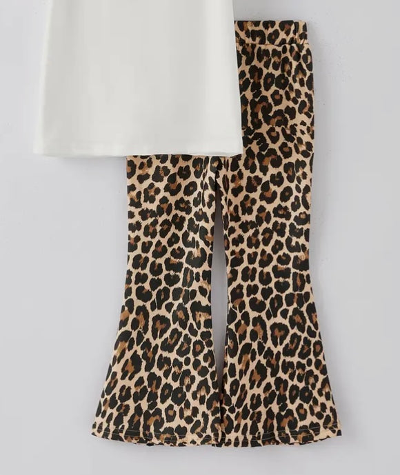 Leopard Flared Leggings