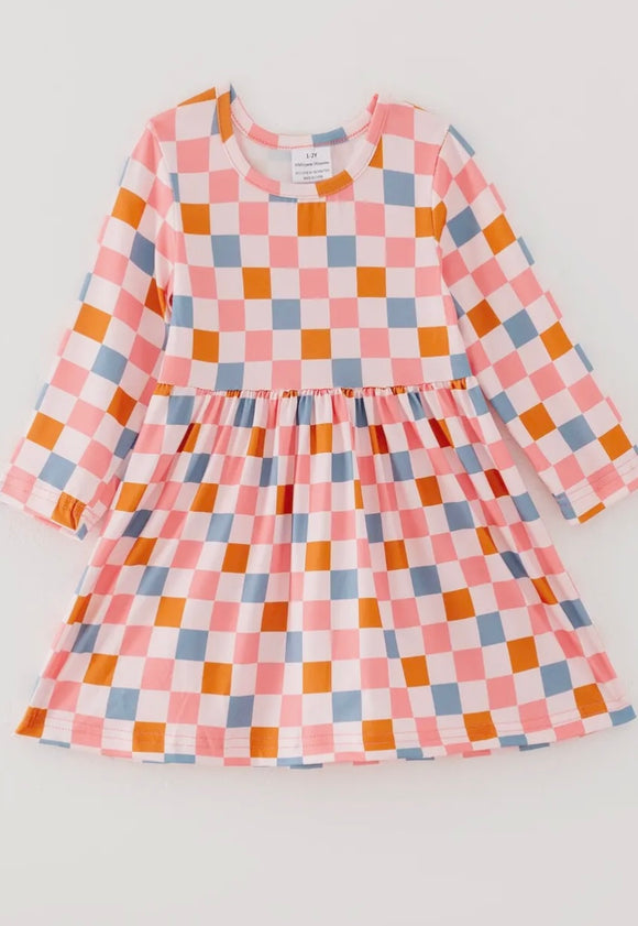 Cute Checked Dress