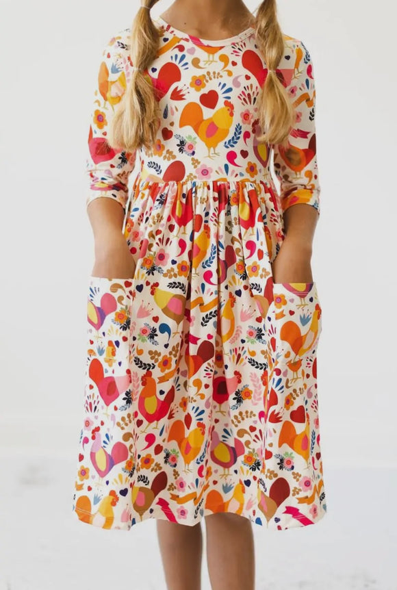 Little Red Hen Dress