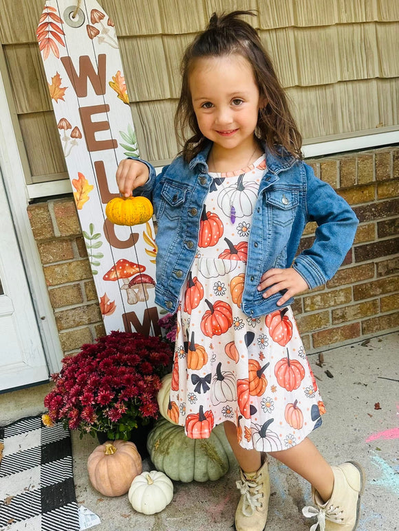 Pumpkins and Bows Dress