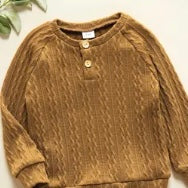 Rust Corded Pullover