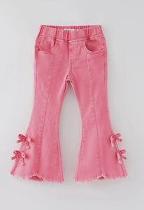 Pink Bow Denim