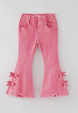 Pink Bow Denim