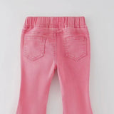 Pink Bow Denim