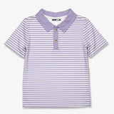 Purple Striped Polo size 8