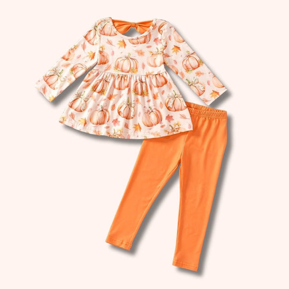 Pete + Lucy Pumpkin Set 2T