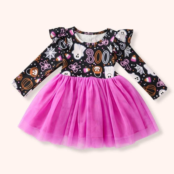Halloween Boo Tulle Dress