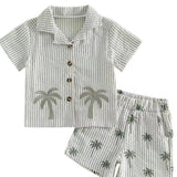 Vacay Vibes Tropical Embroidered Set