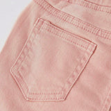 Light Pink Bow Denim