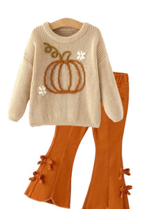 Embroidered Pumpkin Sweater pre-order