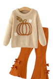 Embroidered Pumpkin Sweater pre-order