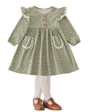 Sophie Corduroy Lace Dress