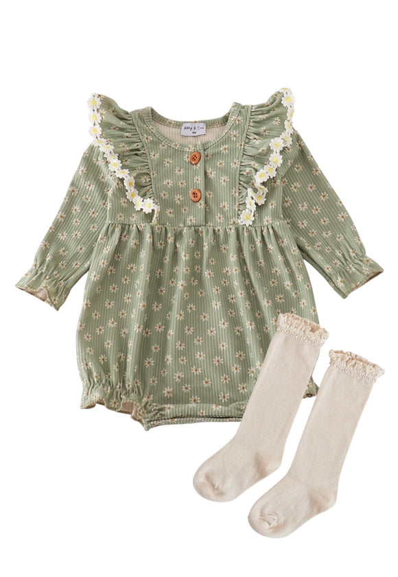 Sophie Corduroy Bubble Romper