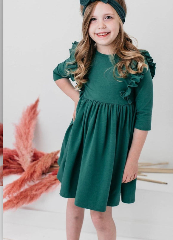 Holiday Spruce Twirl Dress