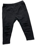 Black Ripped Leggings