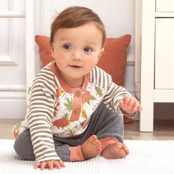 Fall Harvest Bamboo Cotton Set by Tesa Babe