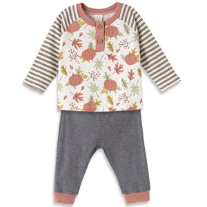 Fall Harvest Bamboo Cotton Set by Tesa Babe