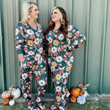 Boho Floral Pajamas - Womens sizes